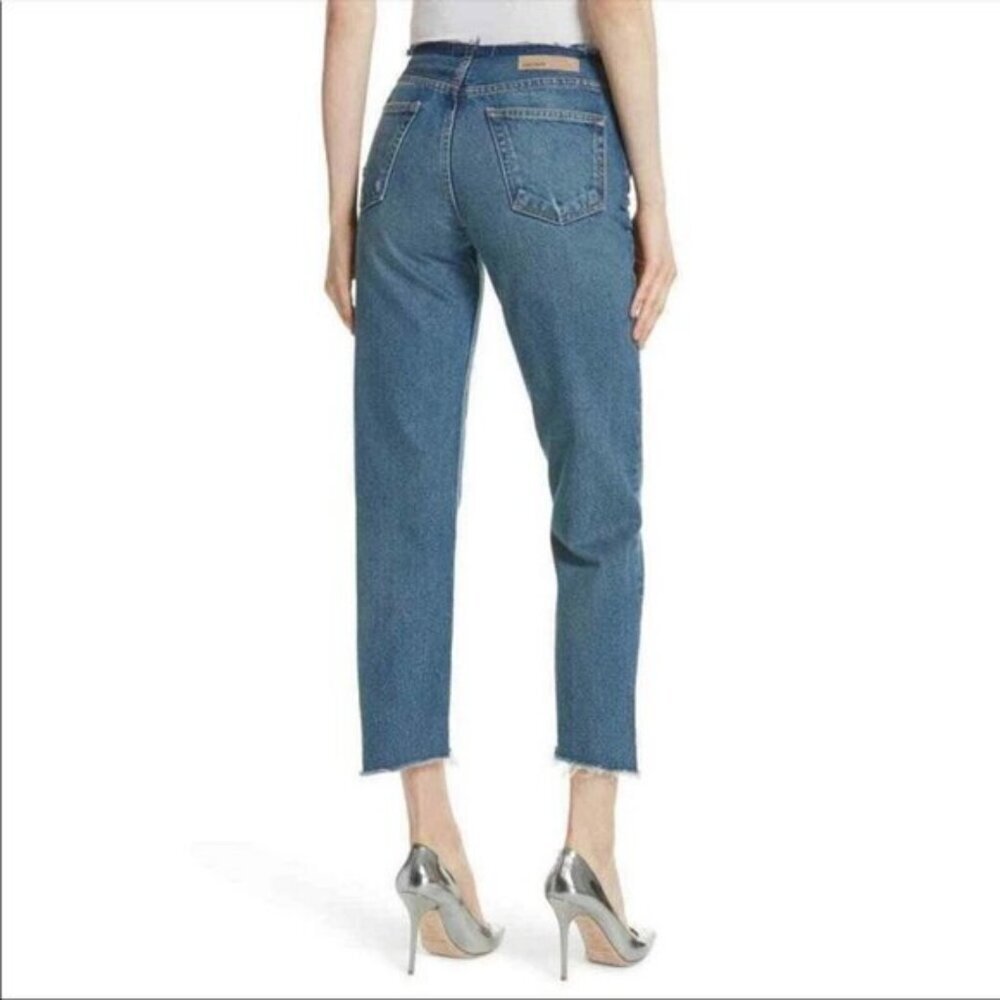 Grlfrnd Shannan Raw Edge Cropped Jeans 25 - Picture 2 of 8